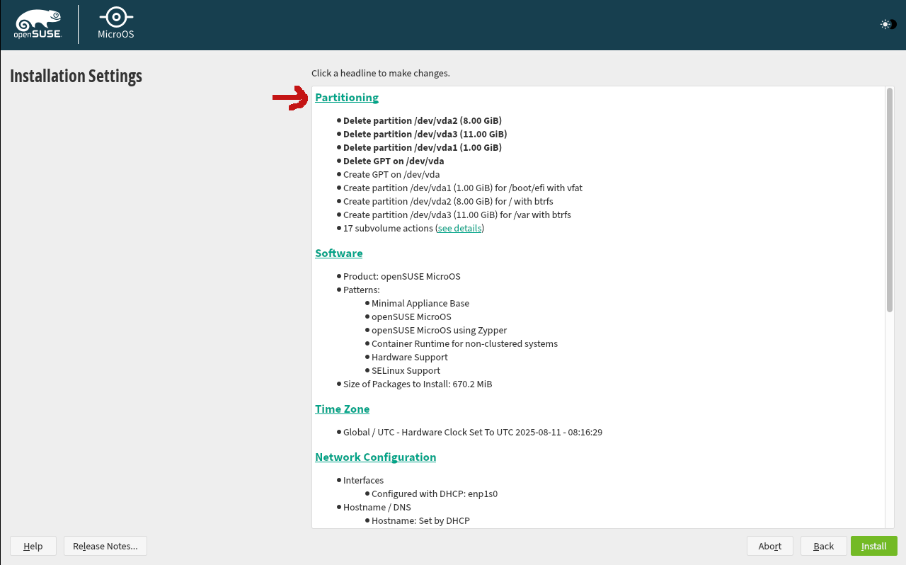 installation-settings